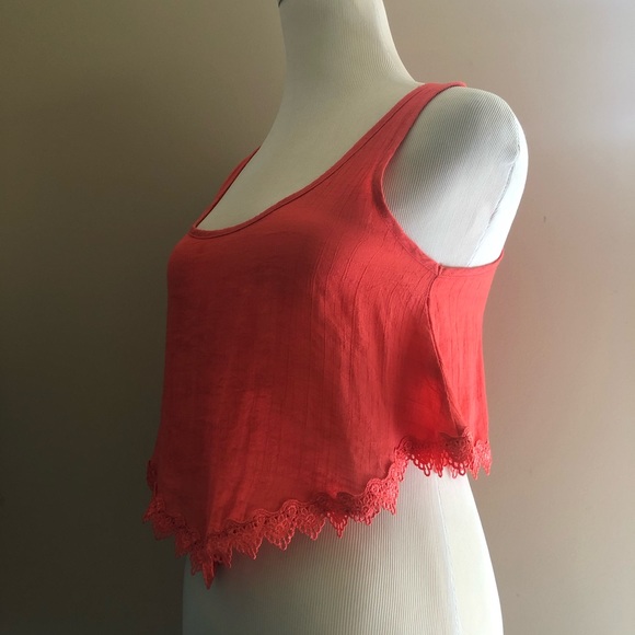 🖤Charlotte Russe Coral Tank - Picture 1 of 6